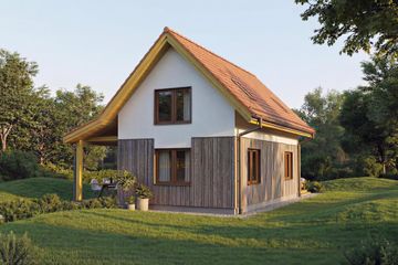  Projekt domu Wrzos 2 - murowany (GDE1094) - projekt domu parterowego z poddaszem - Zdjęcie 7