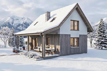  Projekt domu Wrzos 2 - murowany (GDE1094) - projekt domu parterowego z poddaszem - Zdjęcie 8