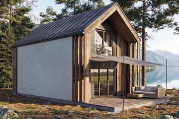  Projekt domu Jaskółka 3 - murowany (GDE1096) - projekt domu parterowego z poddaszem - Zdjęcie 6