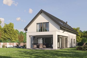  Projekt domu D448A (WAI1530) - projekt domu parterowego z poddaszem - Zdjęcie 3