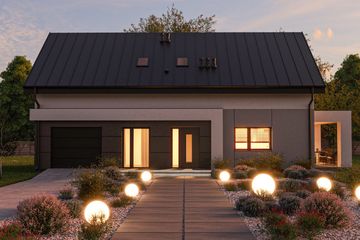  Projekt domu D448A (WAI1530) - projekt domu parterowego z poddaszem - Zdjęcie 4