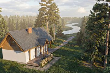  Projekt domu Mazury 2 - murowany (GDE1098) - projekt domu parterowego - Zdjęcie 5