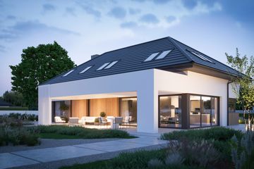  Projekt domu NewHouse 765 (KRZ1146) - projekt domu parterowego z poddaszem - Zdjęcie 5