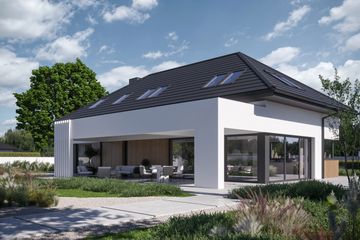  Projekt domu NewHouse 765 (KRZ1146) - projekt domu parterowego z poddaszem - Zdjęcie 6