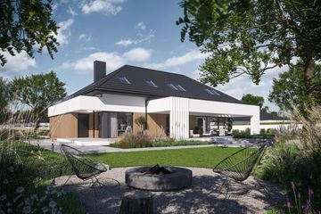  Projekt domu NewHouse 765 (KRZ1146) - projekt domu parterowego z poddaszem - Zdjęcie 10