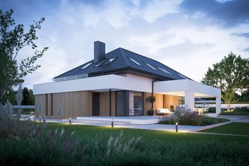  Projekt domu NewHouse 765 (KRZ1146) - projekt domu parterowego z poddaszem - Zdjęcie 11