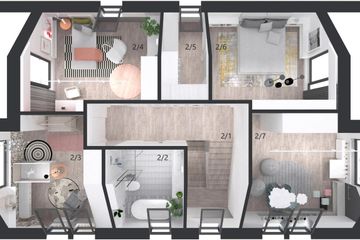  Projekt domu N-163 (PZB1116) - projekt domu parterowego z poddaszem - Zdjęcie 9