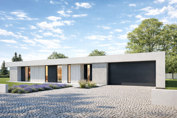  Projekt domu N-113 (PZB1120) - projekt domu parterowego - Zdjęcie 1