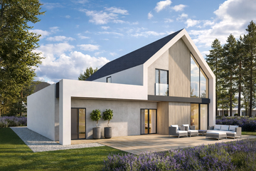  Projekt domu N-180 (PZB1125) - projekt domu z pełnym piętrem - Zdjęcie 1