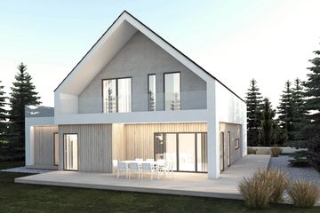  Projekt domu N-181 (PZB1121) - projekt domu z pełnym piętrem - Zdjęcie 2