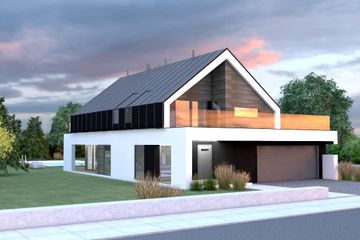  Projekt domu N-161 (PZB1123) - projekt domu parterowego z poddaszem - Zdjęcie 1
