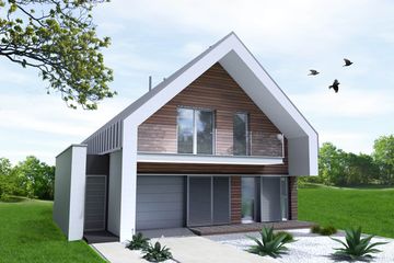  Projekt domu N-117 (PZB1128) - projekt domu parterowego z poddaszem - Zdjęcie 2