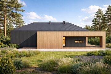  Projekt domu N-156 (PZB1107) - projekt domu parterowego - Zdjęcie 3