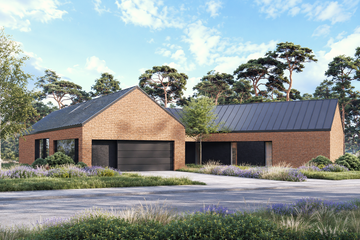 Projekt domu N-242 - parterowy dom o powierzchni 260,31 m², dach wielospadowy - ujęcie 3