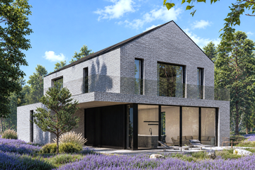 Projekt domu N-248 - z pełnym piętrem dom o powierzchni 195,18 m², dach dwuspadowy, koszt budowy 519 000 zł - ujęcie frontu