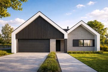  Projekt domu N-147 (PZB1112) - projekt domu parterowego z poddaszem - Zdjęcie 2