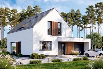  Projekt domu Vincent 4 (WOF1271) - projekt domu parterowego z poddaszem - Zdjęcie 2