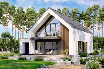  Projekt domu Vincent 4 (WOF1271) - projekt domu parterowego z poddaszem - Zdjęcie 4