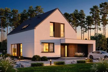  Projekt domu Vincent 4 (WOF1271) - projekt domu parterowego z poddaszem - Zdjęcie 5