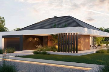  Projekt domu HomeKoncept 138 (KRX1298) - projekt domu parterowego - Zdjęcie 1