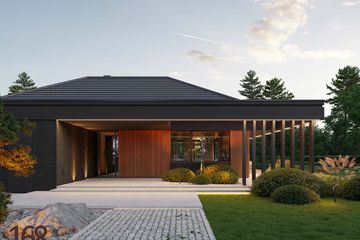  Projekt domu HomeKoncept 168 (KRX1299) - projekt domu parterowego - Zdjęcie 3