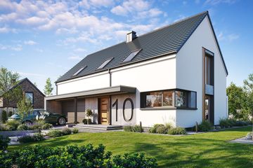  Projekt domu na zgrabnej (WAH2152) - projekt domu parterowego z poddaszem - Zdjęcie 3