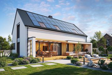  Projekt domu na zgrabnej (WAH2152) - projekt domu parterowego z poddaszem - Zdjęcie 4