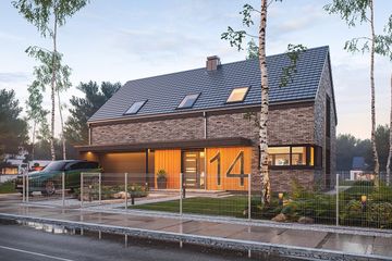  Projekt domu na zgrabnej 4 (WAH2153) - projekt domu parterowego z poddaszem - Zdjęcie 2