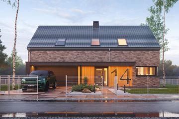  Projekt domu na zgrabnej 4 (WAH2153) - projekt domu parterowego z poddaszem - Zdjęcie 3