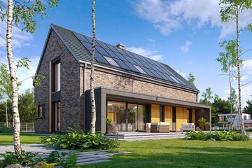  Projekt domu na zgrabnej 4 (WAH2153) - projekt domu parterowego z poddaszem - Zdjęcie 5