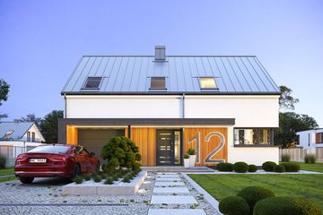  Projekt domu na zgrabnej 2 (WAH2154) - projekt domu parterowego z poddaszem - Zdjęcie 1