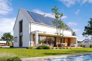  Projekt domu na zgrabnej 2 (WAH2154) - projekt domu parterowego z poddaszem - Zdjęcie 4