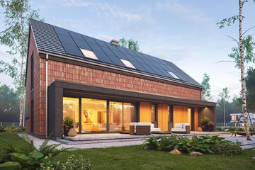  Projekt domu na zgrabnej 5 (WAH2159) - projekt domu parterowego z poddaszem - Zdjęcie 3