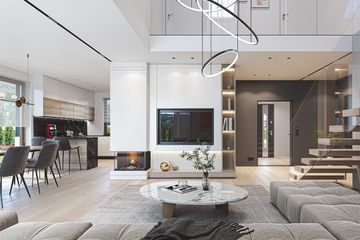  Projekt domu Zefir 2 (WAH2160) - projekt domu parterowego z poddaszem - Zdjęcie 5