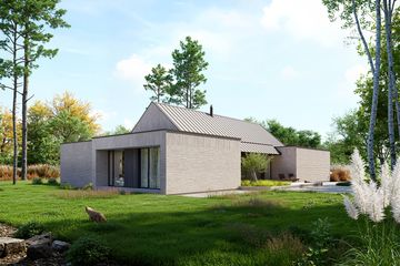  Projekt domu Harmonii 1 (WAW1193) - projekt domu parterowego - Zdjęcie 5