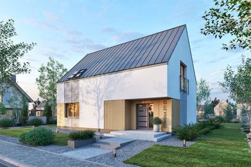  Projekt domu Domena 211 C1 (WRW1404) - projekt domu parterowego z poddaszem - Zdjęcie 4