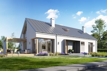  Projekt domu Wymarzony 8 B (WAH2161) - projekt domu parterowego - Zdjęcie 2