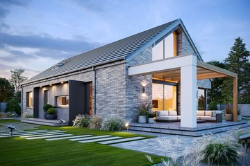  Projekt domu Wymarzony 9 C (WAH2162) - projekt domu parterowego - Zdjęcie 3