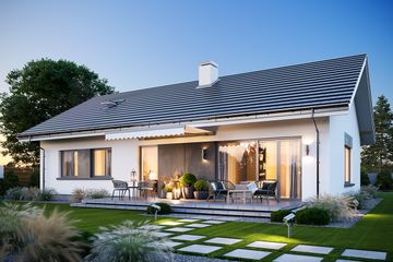  Projekt domu Wymarzony 10 D (WAH2165) - projekt domu parterowego - Zdjęcie 1