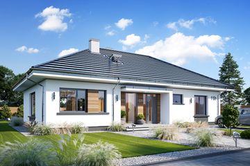  Projekt domu Wymarzony 11 C (WAH2167) - projekt domu parterowego - Zdjęcie 1