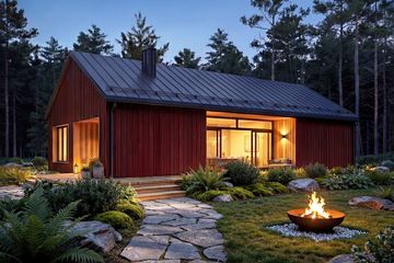  Projekt domu Mati drewniany (BSE1285) - projekt domu parterowego - Zdjęcie 2