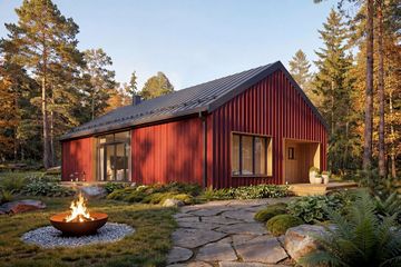  Projekt domu Mati drewniany (BSE1285) - projekt domu parterowego - Zdjęcie 3