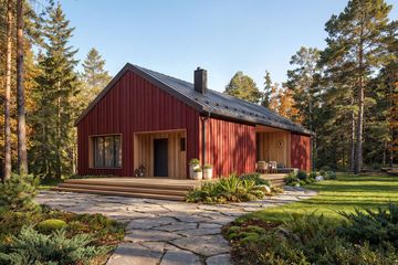  Projekt domu Mati drewniany (BSE1285) - projekt domu parterowego - Zdjęcie 1