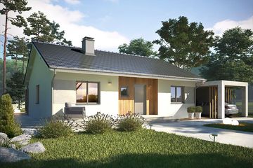  Projekt domu Paradise 3 (WRN1598) - projekt domu parterowego - Zdjęcie 1