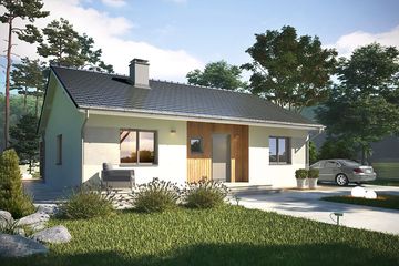  Projekt domu Paradise 4 (WRN1600) - projekt domu parterowego - Zdjęcie 2