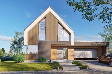  Projekt domu Domena 210 B1 (WRW1413) - projekt domu parterowego z poddaszem - Zdjęcie 4