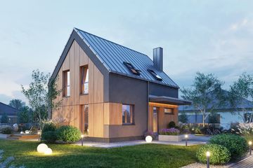  Projekt domu Domena 207 C (WRW1415) - projekt domu parterowego z poddaszem - Zdjęcie 2