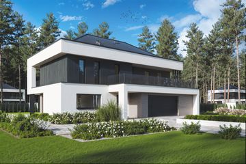  Projekt domu Wyszukany D64 wariant IV (WWB1154) - projekt domu z pełnym piętrem - Zdjęcie 1