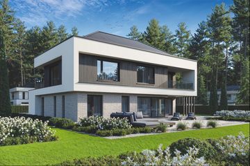  Projekt domu Wyszukany D64 wariant IV (WWB1154) - projekt domu z pełnym piętrem - Zdjęcie 2