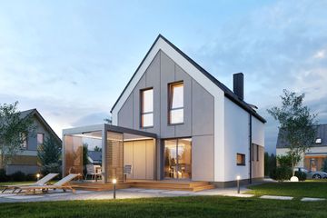  Projekt domu Domena 207 C2 (WRW1416) - projekt domu parterowego z poddaszem - Zdjęcie 4